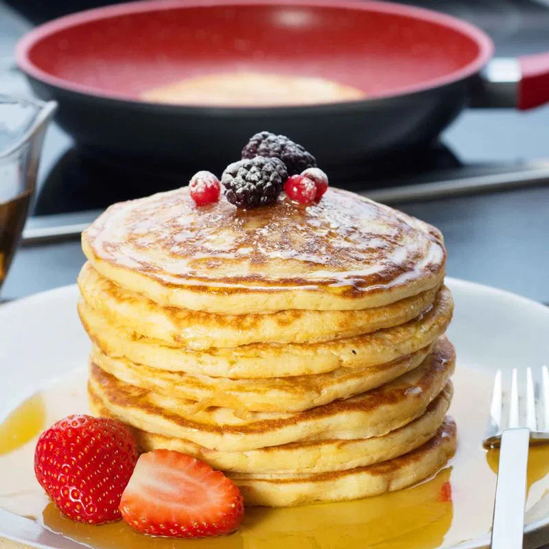 Panela Polishop Sauté Grand Vermelha 24cm - Imagem 4